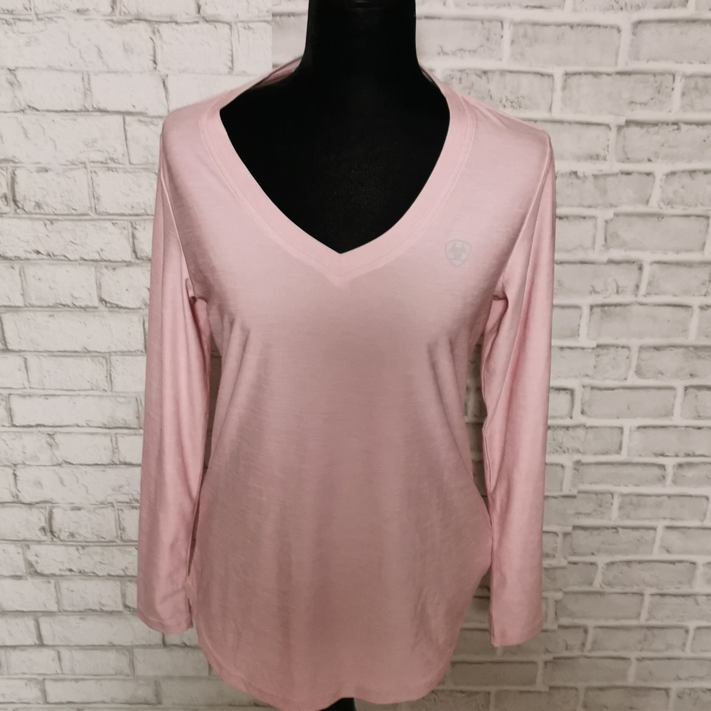 ARIAT TEK Long sleeve Pink Ladies med